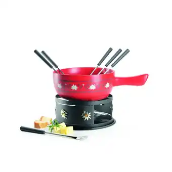 Netto Marken-Discount Mäser Käsefondueset Rot, Schwarz Angebot