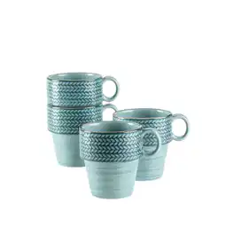 Netto Marken-Discount Mäser Kaffeebecher-Set, Porzellan Prospero Blau Angebot