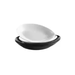 Netto Marken-Discount Mäser Tellerset, Keramik GLENDALE Schwarz / Weiß Angebot