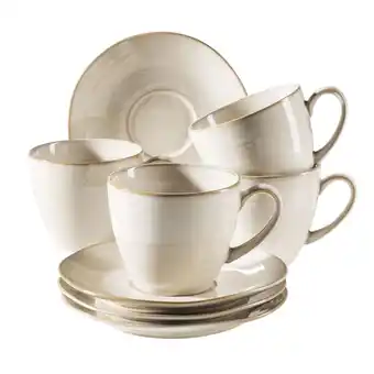 Netto Marken-Discount Mäser Kaffeetassenset, Keramik Nottingham Angebot