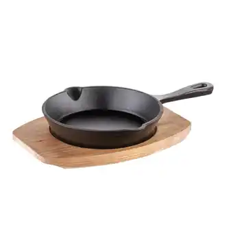 Netto Marken-Discount Mäser Gusseisenpfanne, Gusseisen - Schwarz, Braun Angebot
