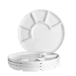 Netto Marken-Discount Mäser Fondueteller 24 cm, Porzellan Weiß Angebot