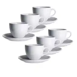 Netto Marken-Discount Mäser Kaffeetassen-Set, Porzellan COLOMBIA weiß Angebot