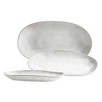 Netto Marken-Discount Mäser Servierplatten-Set, Steinzeug Frozen Angebot