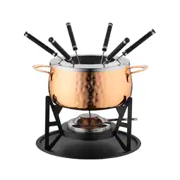 Netto Marken-Discount Mäser Fondueset, Edelstahl - Kupfer Angebot