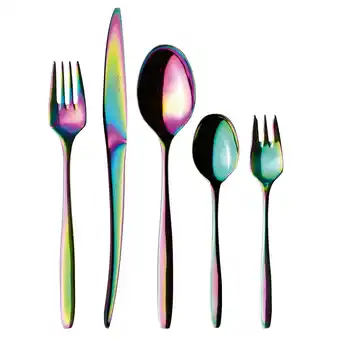 Netto Marken-Discount Mäser Besteck-Set, Edelstahl Nigran Mehrfarbig Angebot