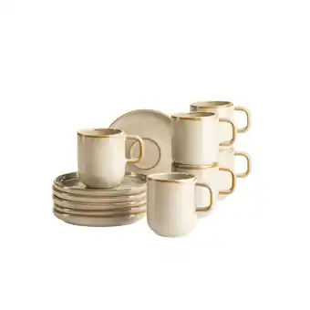 Netto Marken-Discount Mäser Espressotassen-Set, Steinzeug Cordelia Angebot