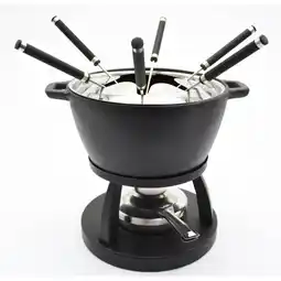Netto Marken-Discount Mäser Fondue Set, Gusseisen - Schwarz Angebot