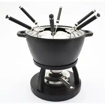 Netto Marken-Discount Mäser Fondue Set, Gusseisen - Schwarz Angebot