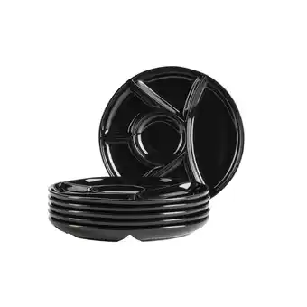 Netto Marken-Discount Mäser Fondueteller Set, Porzellan - Schwarz Angebot