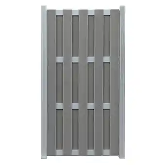 toom Baumarkt toom Zaunelement 'Jan' WPC/Aluminium grau 90 x 180 cm Angebot