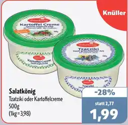 Aktiv Irma Salatkönig Tzatziki oder Kartoffelcreme Angebot