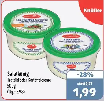 Aktiv Irma Salatkönig Tzatziki oder Kartoffelcreme Angebot