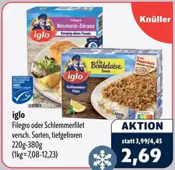 Aktiv Irma iglo Filegro oder Schlemmerfilet Angebot