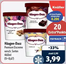 Aktiv Irma Häagen-Dazs Premium Eiscreme Angebot