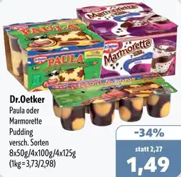 Aktiv Irma Dr.Oetker Paula oder Marmorette Pudding Angebot
