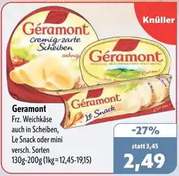 Aktiv Irma Géramont Frz. Weichkäse Angebot