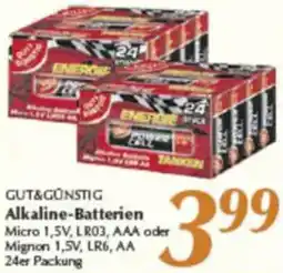 inkoop GUT&GÜNSTIG Alkaline-Batterien Angebot
