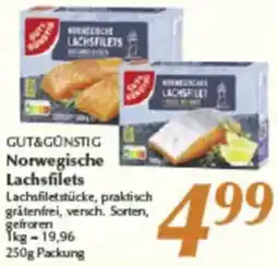 inkoop GUT&GÜNSTIG Norwegische Lachsfilets Angebot