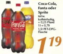 inkoop Coca-Cola, Fanta oder Sprite Angebot