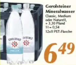 inkoop Gerolsteiner Mineralwasser Angebot
