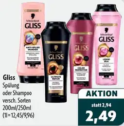 Aktiv Irma Gliss Spülung oder Shampoo Angebot