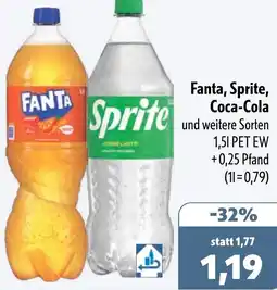 Aktiv Irma Fanta, Sprite, Coca-Cola Angebot