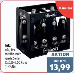 Aktiv Irma fritz kola, limo oder Bio spritz Angebot