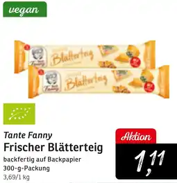 KONSUM Tante Fanny Frischer Blätterteig Angebot