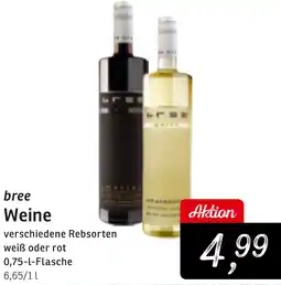 KONSUM bree Weine Angebot