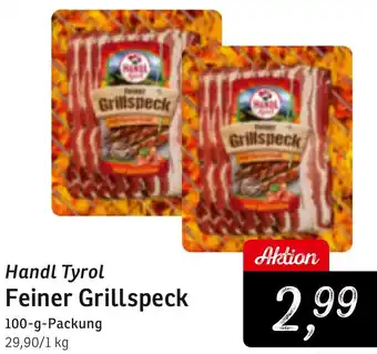 KONSUM Handl Tyrol Feiner Grillspeck Angebot