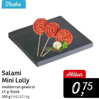 KONSUM Salami Mini Lolly Angebot