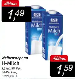 KONSUM Weihenstephan H-Milch Angebot