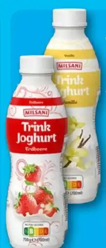 Aldi Nord Milsani Trinkjoghurt Erdbeere XXL Angebot