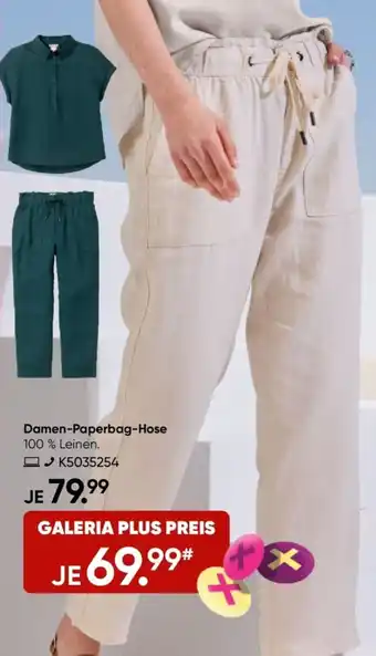 Galeria Damen Paperbag-Hose Angebot