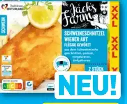 Aldi Nord Jack’s Farm Schweine­schnitzel Wiener Art XXL Angebot