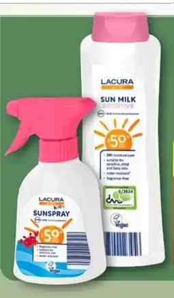Aldi Nord Lacura Sun Sonnenmilch LSF 50 Angebot