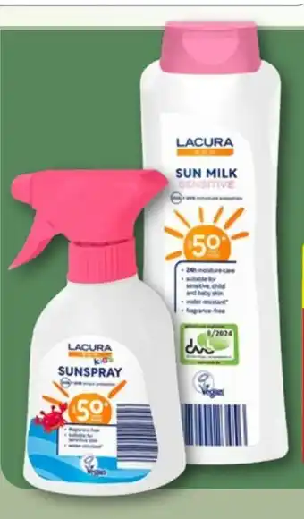 Aldi Nord Lacura Sun Sonnenmilch LSF 50 Angebot