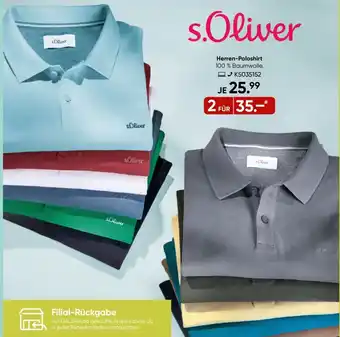 Galeria s.Oliver Herren-Poloshirt Angebot