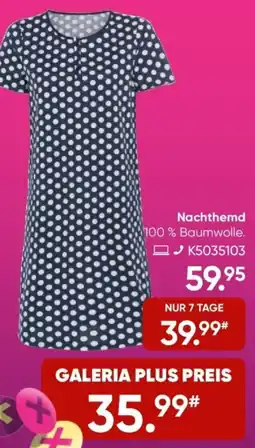 Galeria CALIDA Nachthemd Angebot