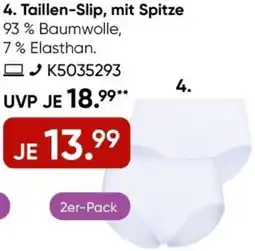 Galeria NINA VON C. Taillen-Slip, mit Spitze Angebot