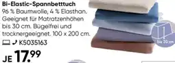 Galeria GALERIA essentials Bi-Elastic-Spannbetttuch Angebot