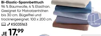 Galeria GALERIA essentials Bi-Elastic-Spannbetttuch Angebot
