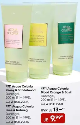 Galeria 4711 Acqua Colonia Peony & Sandalwood Duschgel Angebot