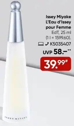 Galeria Issey Miyake L'Eau d'Issey pour Femme EdT Angebot