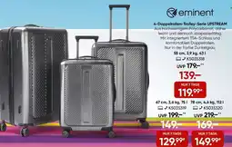 Galeria Eminent 4-Doppelrollen-Trolley-Serie UPSTREAM Angebot