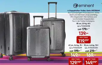 Galeria Eminent 4-Doppelrollen-Trolley-Serie UPSTREAM Angebot