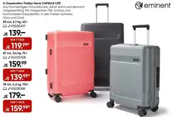 Galeria Eminent 4-Dopelrollen-Trolley-Serie CAPSULE LITE Angebot