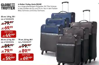 Galeria GLOBE TROTTER 4-Rollen-Trolley-Serie DELME Angebot
