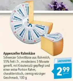 CITTI Markt Appenzeller Rahmkäse Angebot
